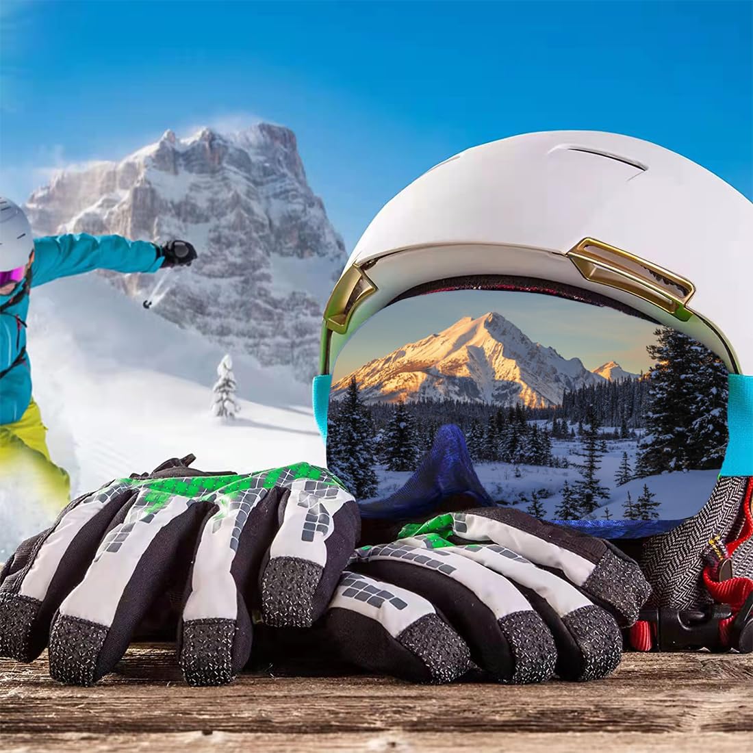 Housse de Lunettes de Ski/Snowboard Anti-Rayures en Microfibre, Protection des Lentilles