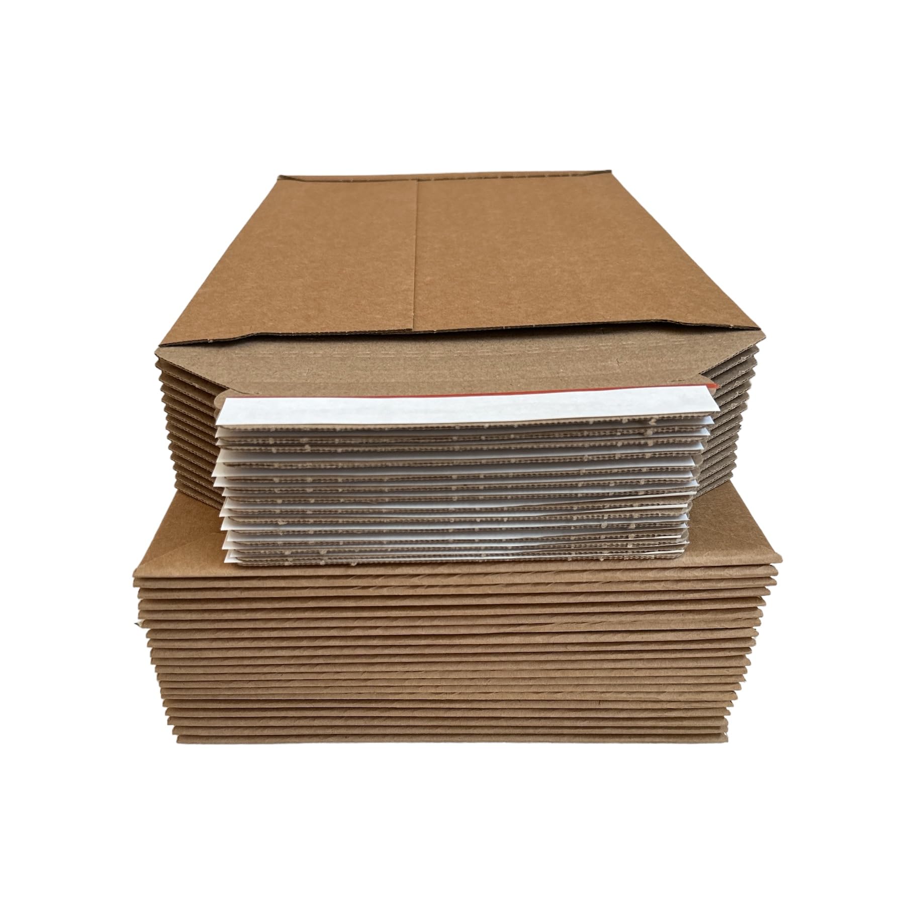 Versandtaschen DIN A3 bis A5 aus Wellpappe, Versandtasche aus Karton, Warensendung Umschläge kaufen, Büwa Kartons für den Versand von Bücher Kleidung Wellpapptaschen (400, 250x353x50mm (DIN A4))