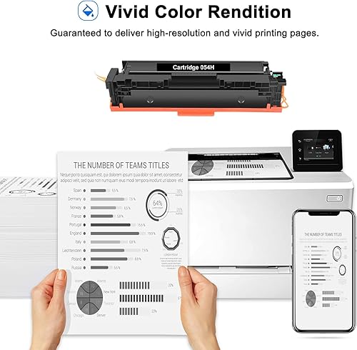 Miniatura 4 de Toner Bank Compatible 054 054H Cartucho de tóner negro de alto rendimiento para Canon 054H 054 CRG054H Color ImageCLASS MF644Cdw MF642Cdw LBP622Cdw