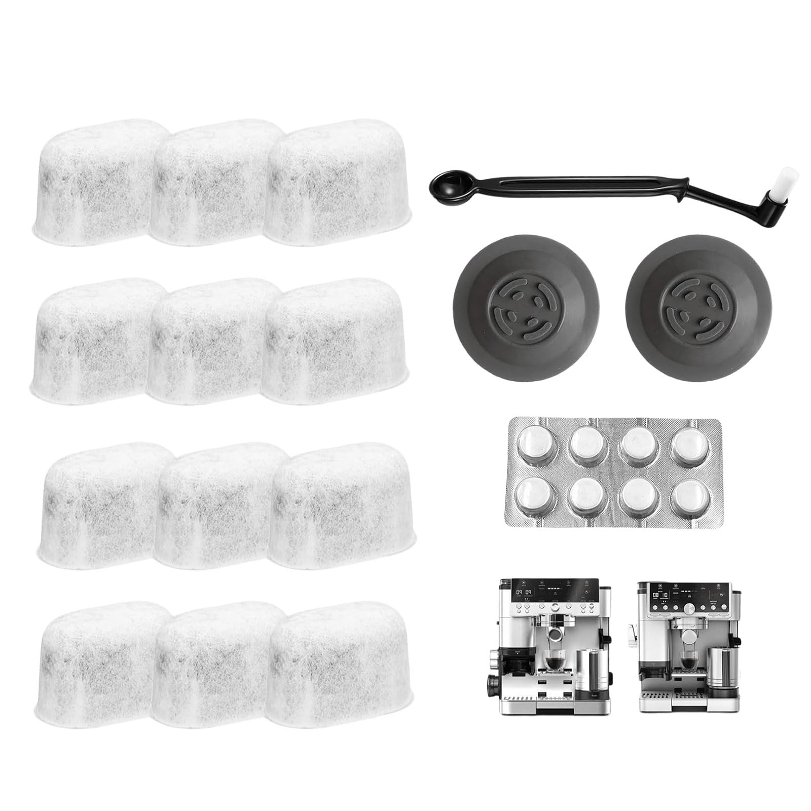 carotoe Replacement Filter Cartridge Set for Premium Cafe ES601 ES701 Coffee Maker Provides Better Tasting Coffee Soldier Maker Filter