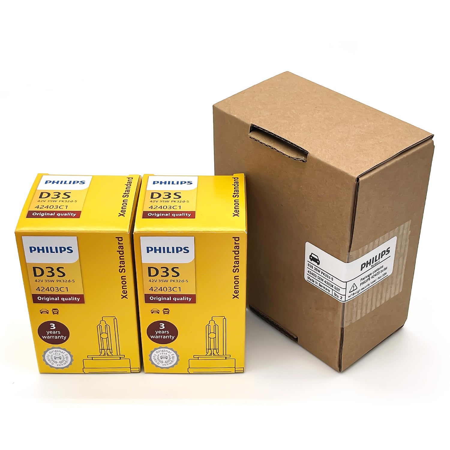 HID照明　4ケセット Amazon.com: OEM D3S 4300K HID Xenon Auto Headlight bulbs lamps