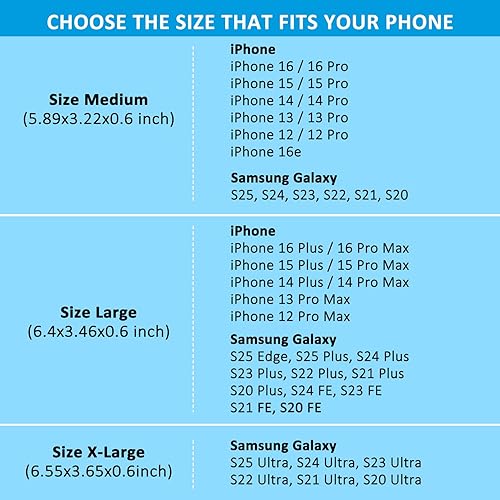 Miniatura 2 de Funda de cuero para teléfono con fuerte clip de metal para cinturón y tarjetero compatible con iPhone 1615141312 Pro Max, Galaxy S25S24S23S22S21S20