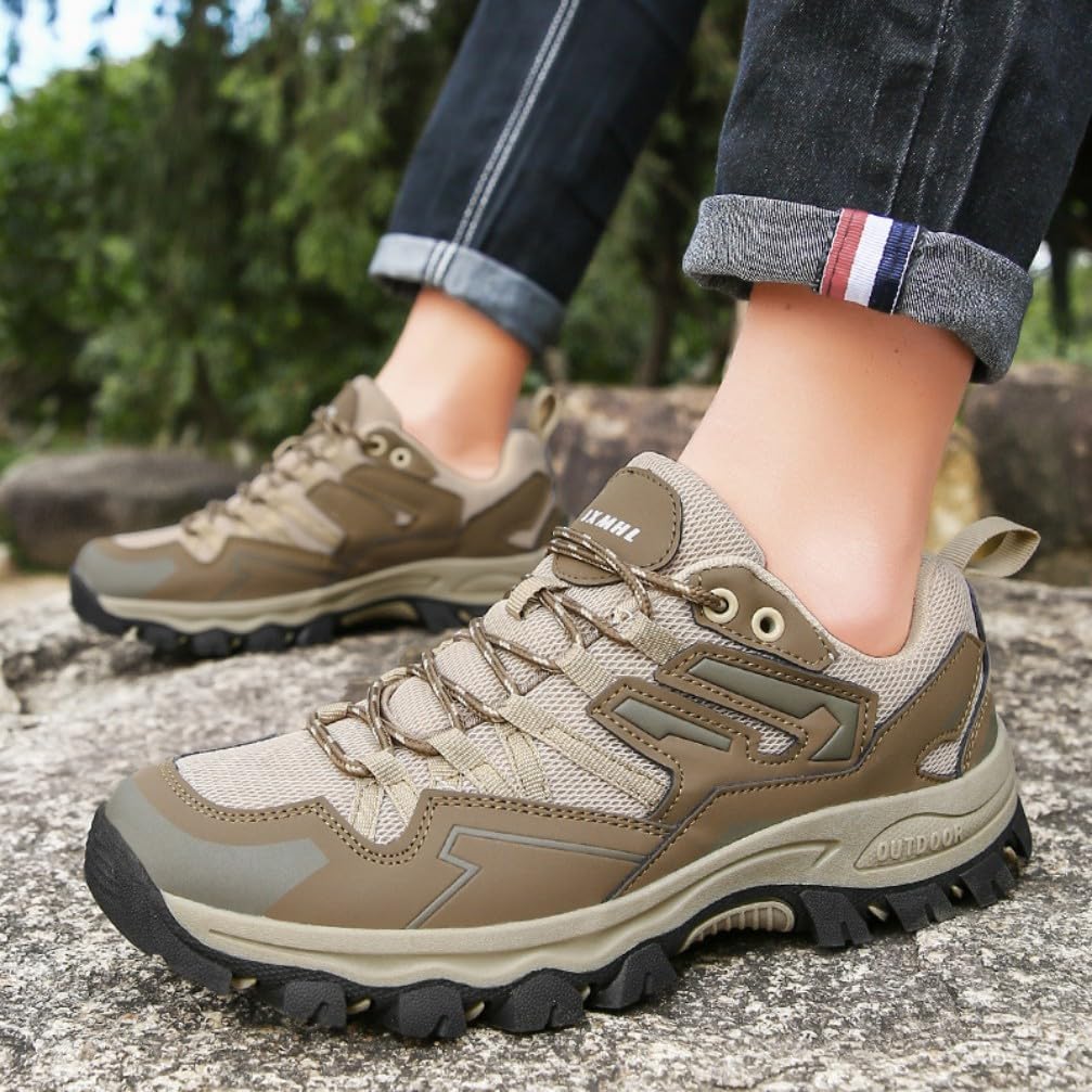 Hiking Shoes for Men Lightweight: Breathable Outdoor Trekking and Trail Sneakers