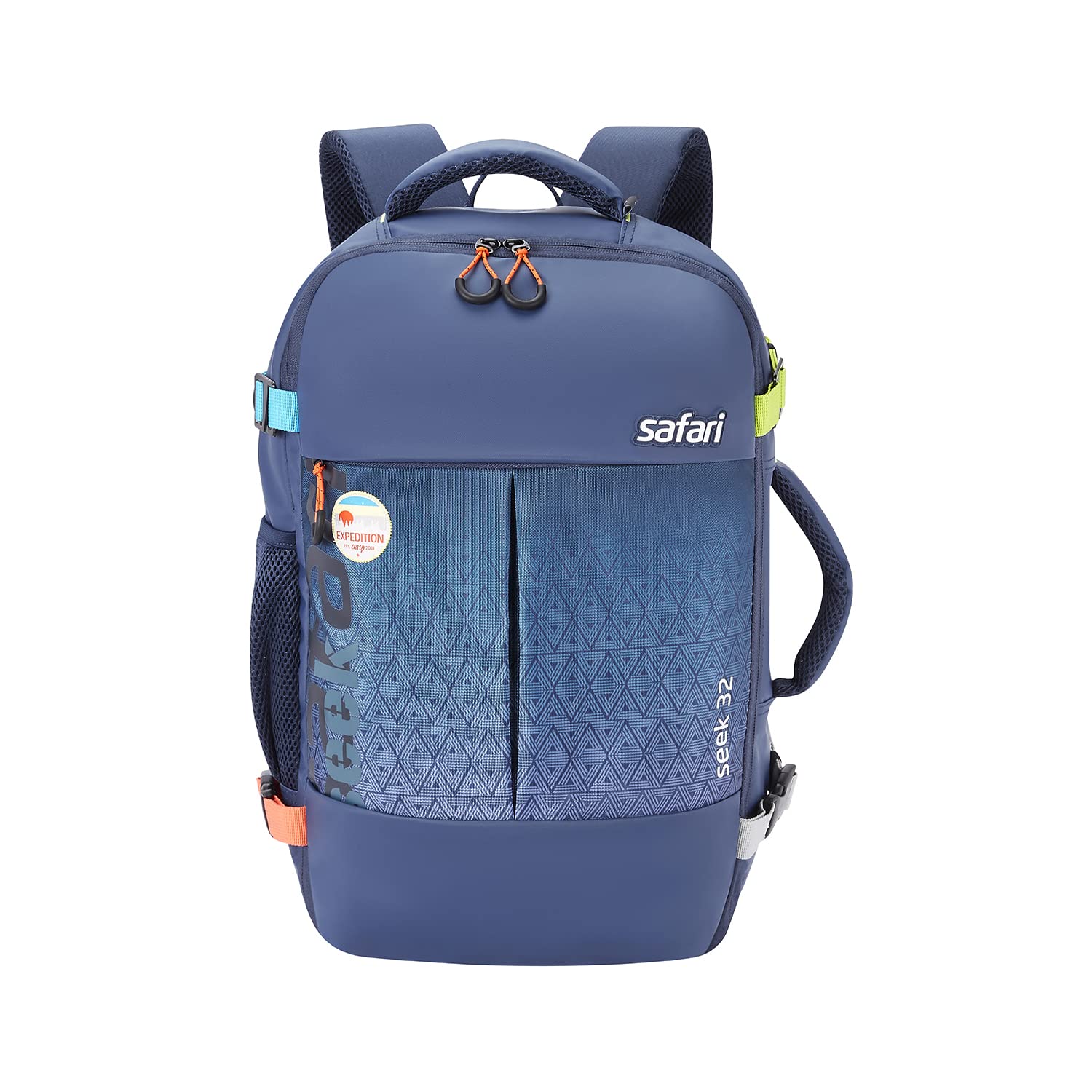 Safari Seek 32 Ltrs Overnighter Travel Laptop Backpack (Blue), Water Resistant Spacious Bag for Travelling and Camping, All-Purpose Bag for Business & Leisure (B097JM98M1) Amazon Price History, Amazon Price Tracker