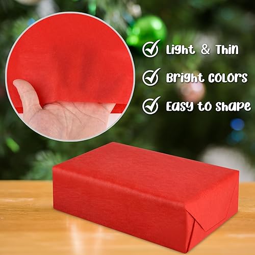 Miniatura 3 de Morcheiong 60 hojas de papel de seda negro, multicolor, papel de seda para envolver regalos a granel, para manualidades, manualidades, floral,