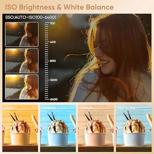 Miniatura 7 de ORDRO Cámara de video 4K Z36-1080P 30FPS videocámara con visión nocturna IR para YouTube, pantalla HD de 3 pulgadas, cámara de vlogging con zoom