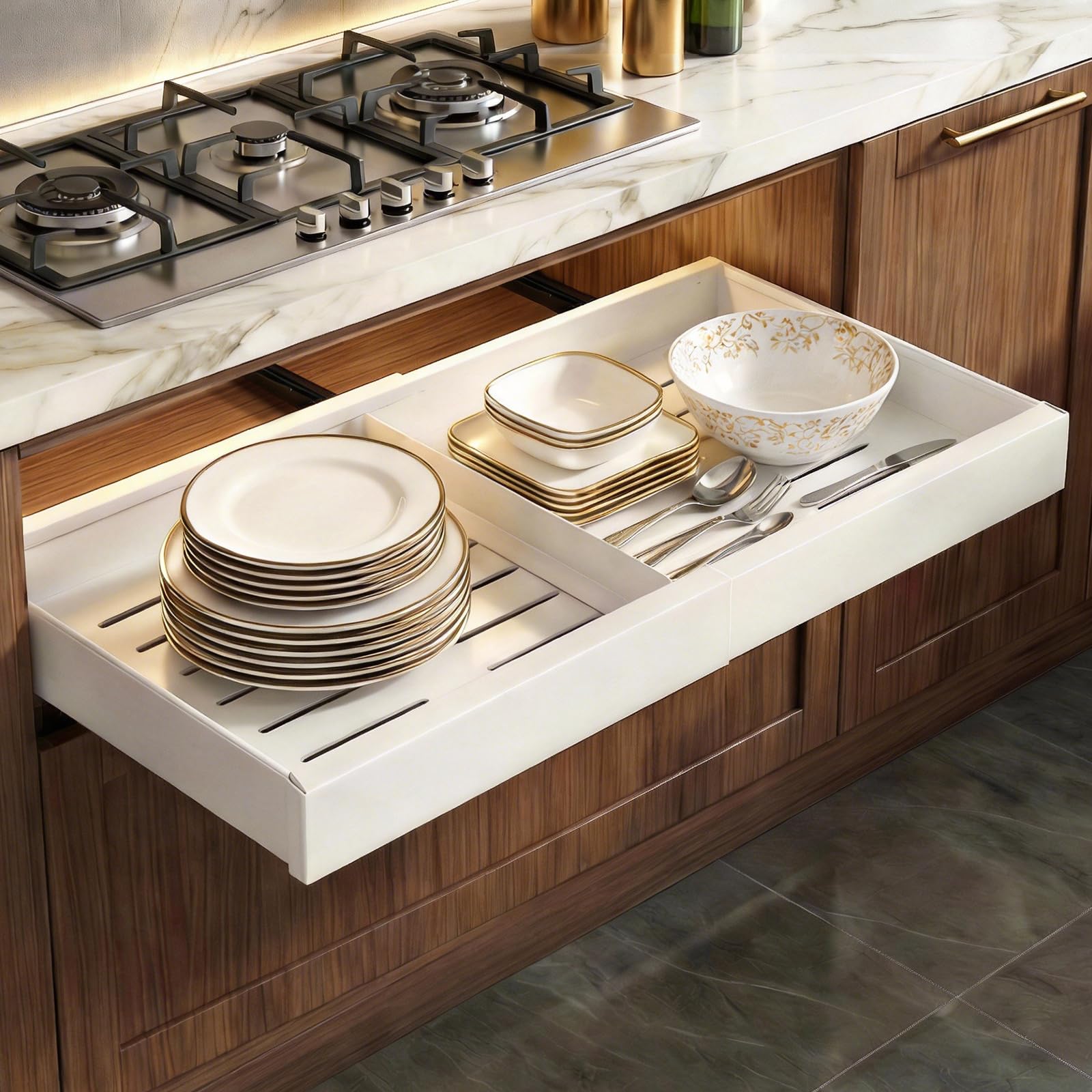 Tbzieoc 21" Deep Pull-Out Cabinet Drawer