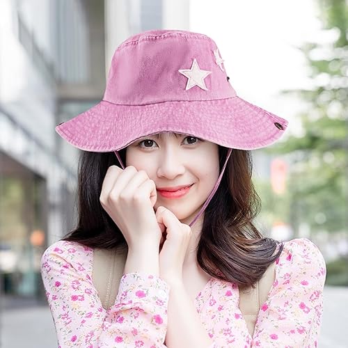 Miniatura 6 de Boonie - Sombrero de pesca para el sol, protección UV, sombrero de playa, plegable, gorra de safari al aire libre, caza, camping, con cuerda de ala