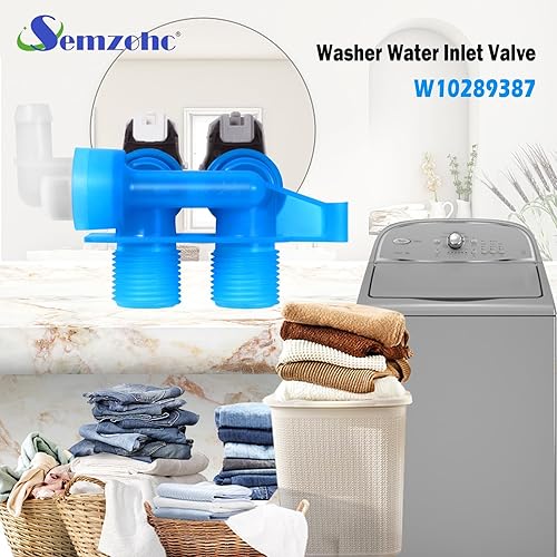 Miniatura 6 de W10289387 Válvula de agua para lavadora de ropa de carga frontal reemplaza AP6018779, W10289387, PS11752082, WPW10289387 apto para May-tag,