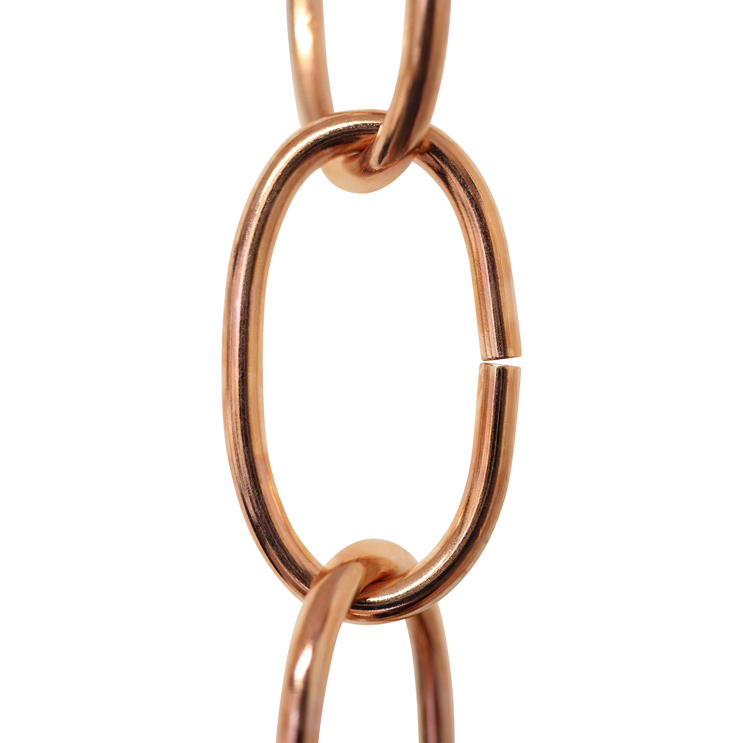 RCH Hardware CH-S56-10-CO-3 Steel Chandelier Chain, Copper (3 Feet)