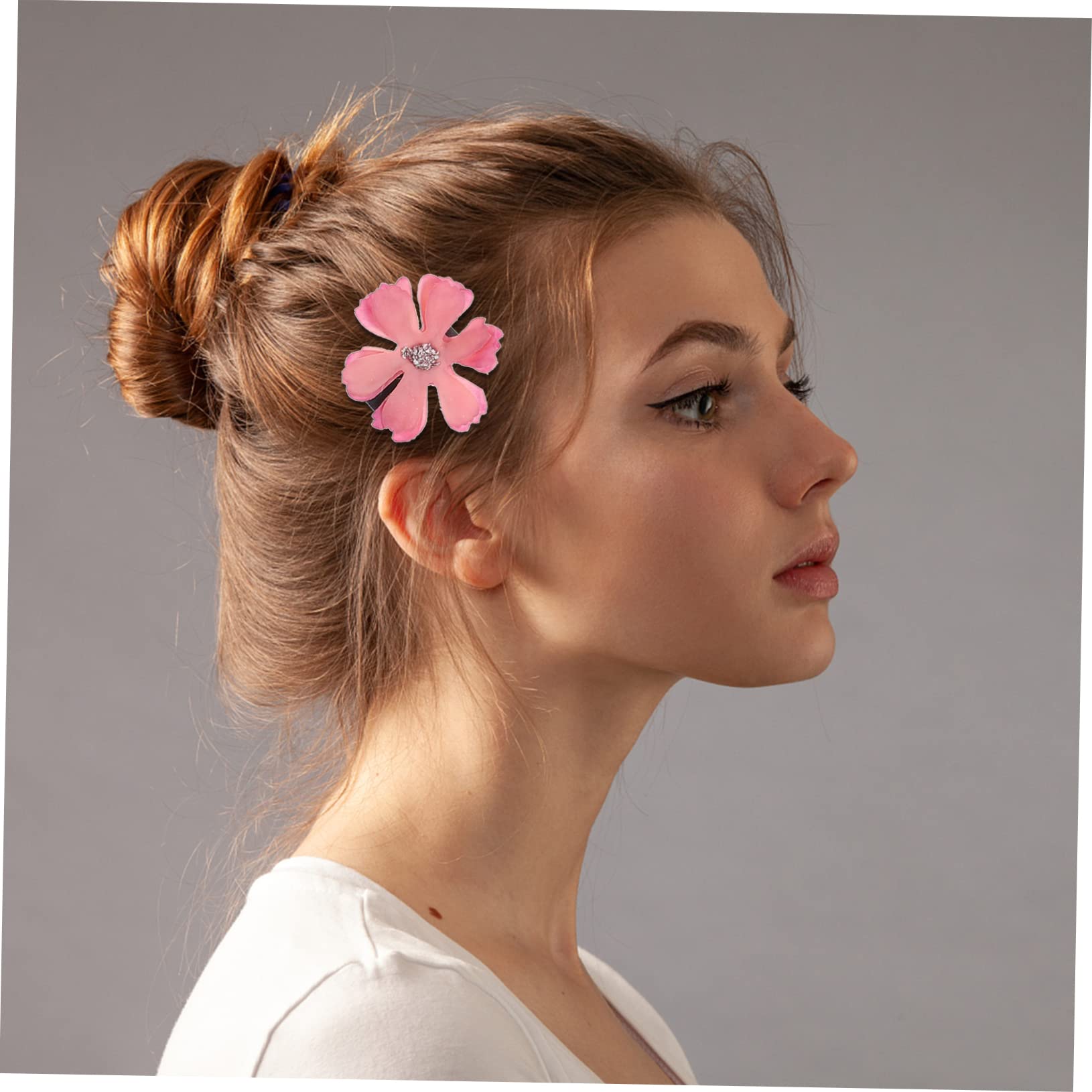 minkissy 72piezas Clip De Pelo Floral Para Niñas De De Cabello Bonitas Accesorios Para Cumpleaños y Actuaciones Horquillas Resistentes y Ligeras y Morado