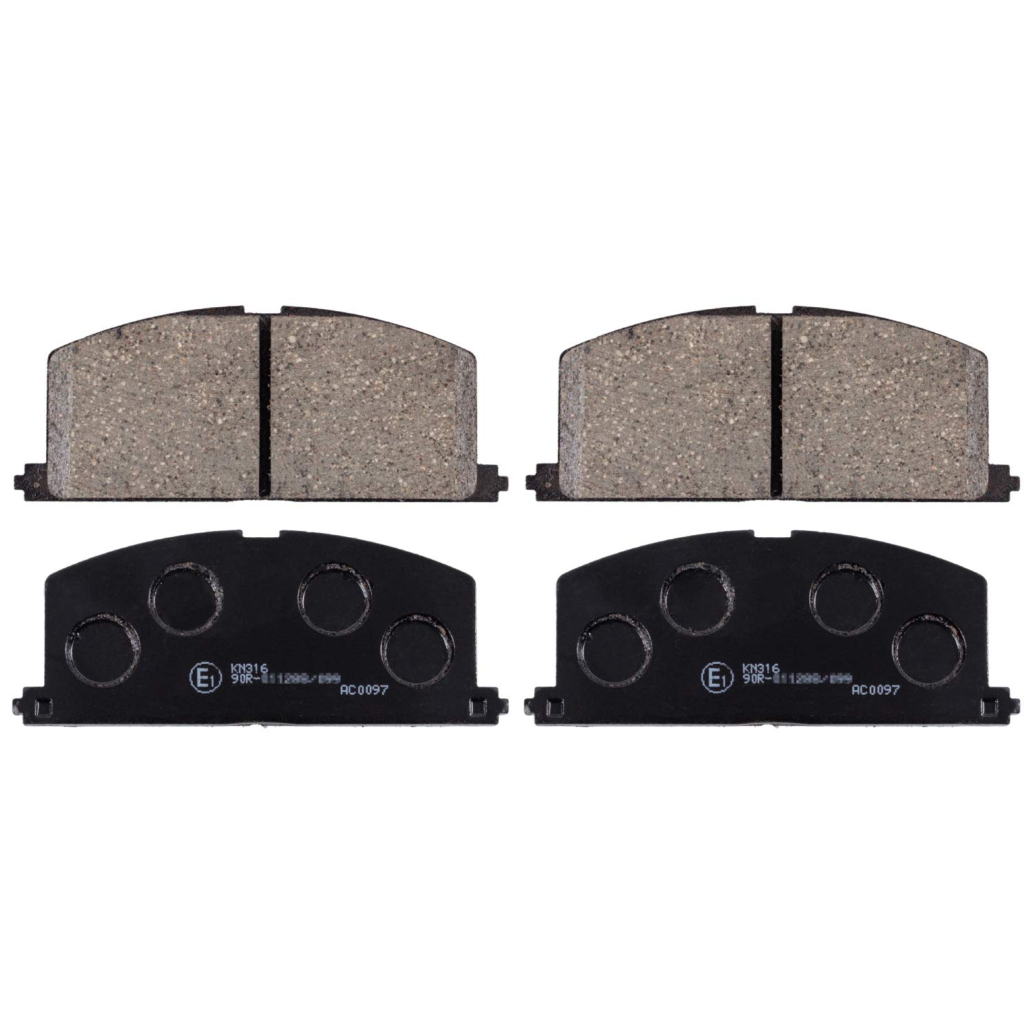 Pastiglie Freno Posteriori Febi Bilstein 16556 - Set Di 4, Per Alfa Romeo Mito, Fiat Bravo, Lancia Delta