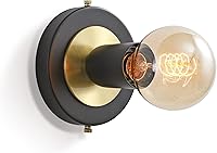 Vista 11 de BRIGHTTIA Luna Duo - Aplique de pared de 2 luces, accesorio moderno de mediados de siglo para pared y techo, lámpara Edison minimalista para pasillo