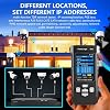 NF8506 Probador de cable de red con escaneo IP/Ping, tono Ethernet CAT5/CAT6 | Prueba de longitud de cable TDR 660FT, prueba de PoE y tasa de ping, escáner IP, flash de puerto, rastreador antiinterferencias, recargable USB-C, NCV y linterna 7