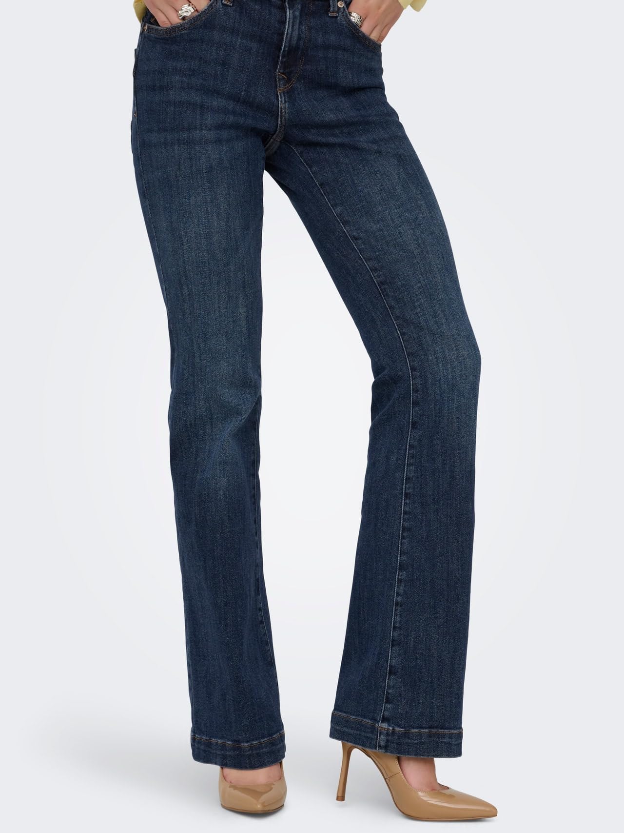 ONLY Damen Onlpower Md Flared Pushup DNM Gen332Noos Onlpower Md Flared Pushup DNM Gen332noos