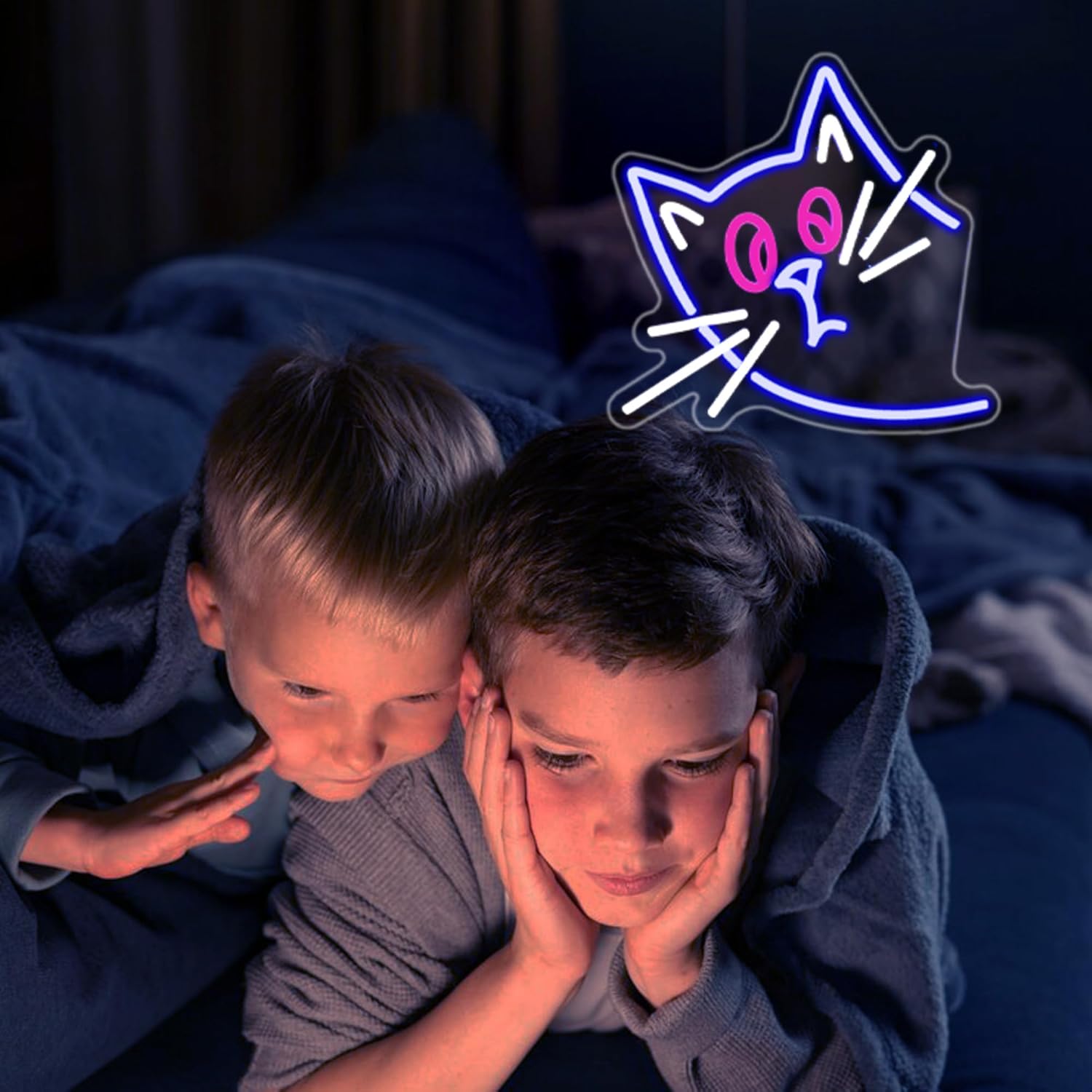 Cat Neon Sign - HSJNJKFU Cat Neon Signs for Wall Decor LED Light Signs for Man Cave Room Home Party Birthday Beer Signs - LED Neon USB Powered - Image 8