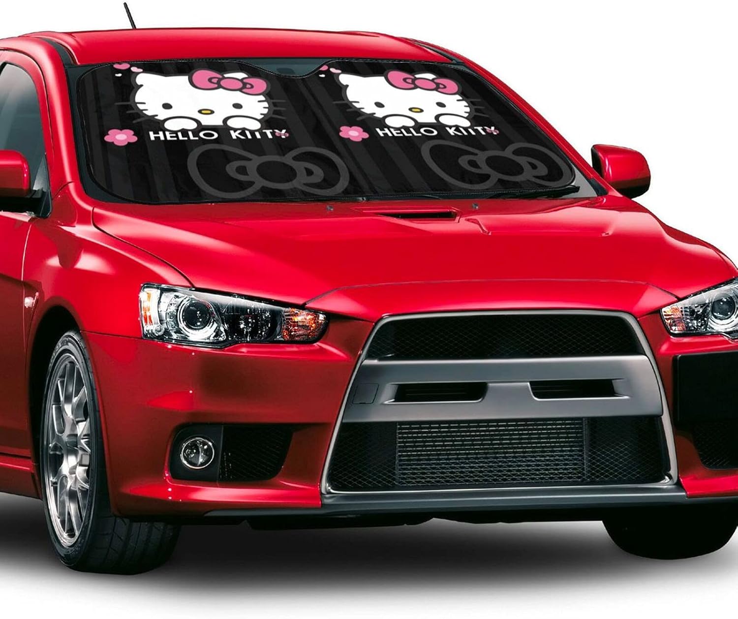 おトク情報がいっぱい 車用サンシェード ハローキティ アニメキャラクター フロントサンシェード 日除け 軽自動車 吸盤 Uvカット 車窓日よけ 紫外線カット 日焼け防止 簡単取り付け 車用品 １３０ ７０cm Correiodecarajas Com Br
