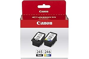 Canon PG-245 Black and CL-246 Color Ink Cartridges Amazon Pack