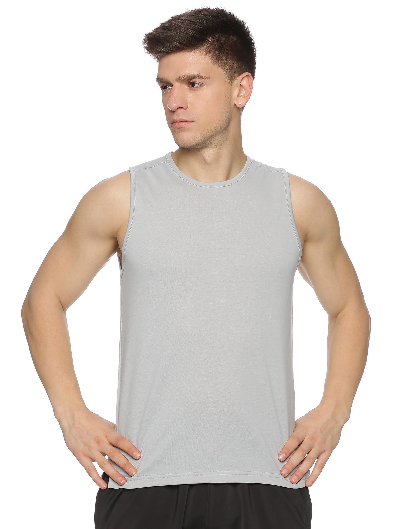 domin8 Men's Solid Regular Fit T-Shirt-picture-25