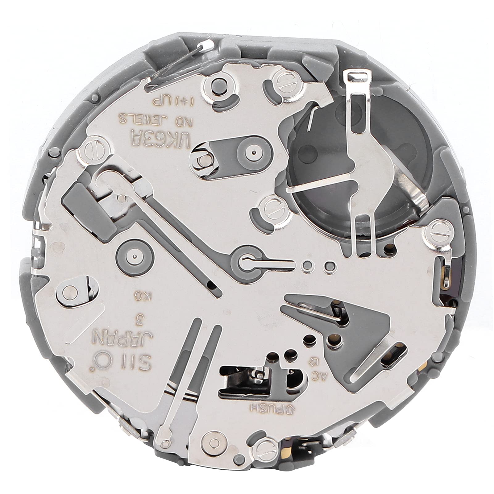 Pieza de Reparación de Movimiento de Reloj de VK63 con Seis Agujas y Fácil Instalación para Restauración de Relojes