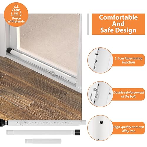 Sliding Door Security Bar Inside 2 Pack Adjustable 18 To