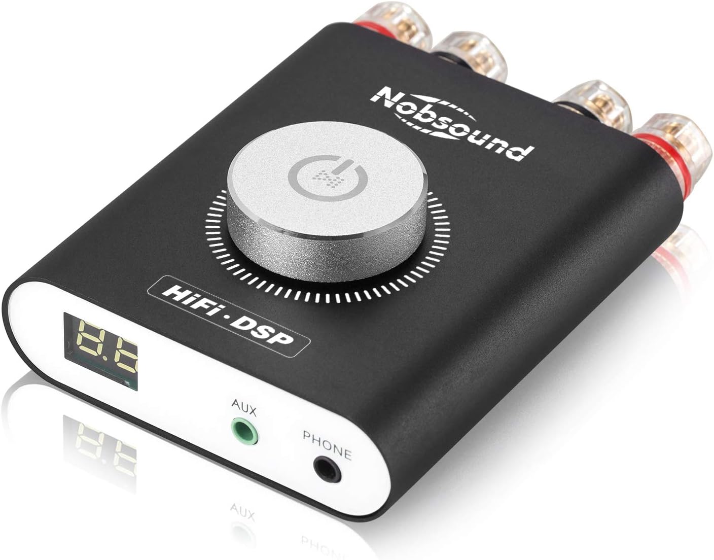 Nobsound NS-20G Mini Digital Power Amplifier Bluetooth Hifi Stereo Amp 100W+100W with power supply (Black)