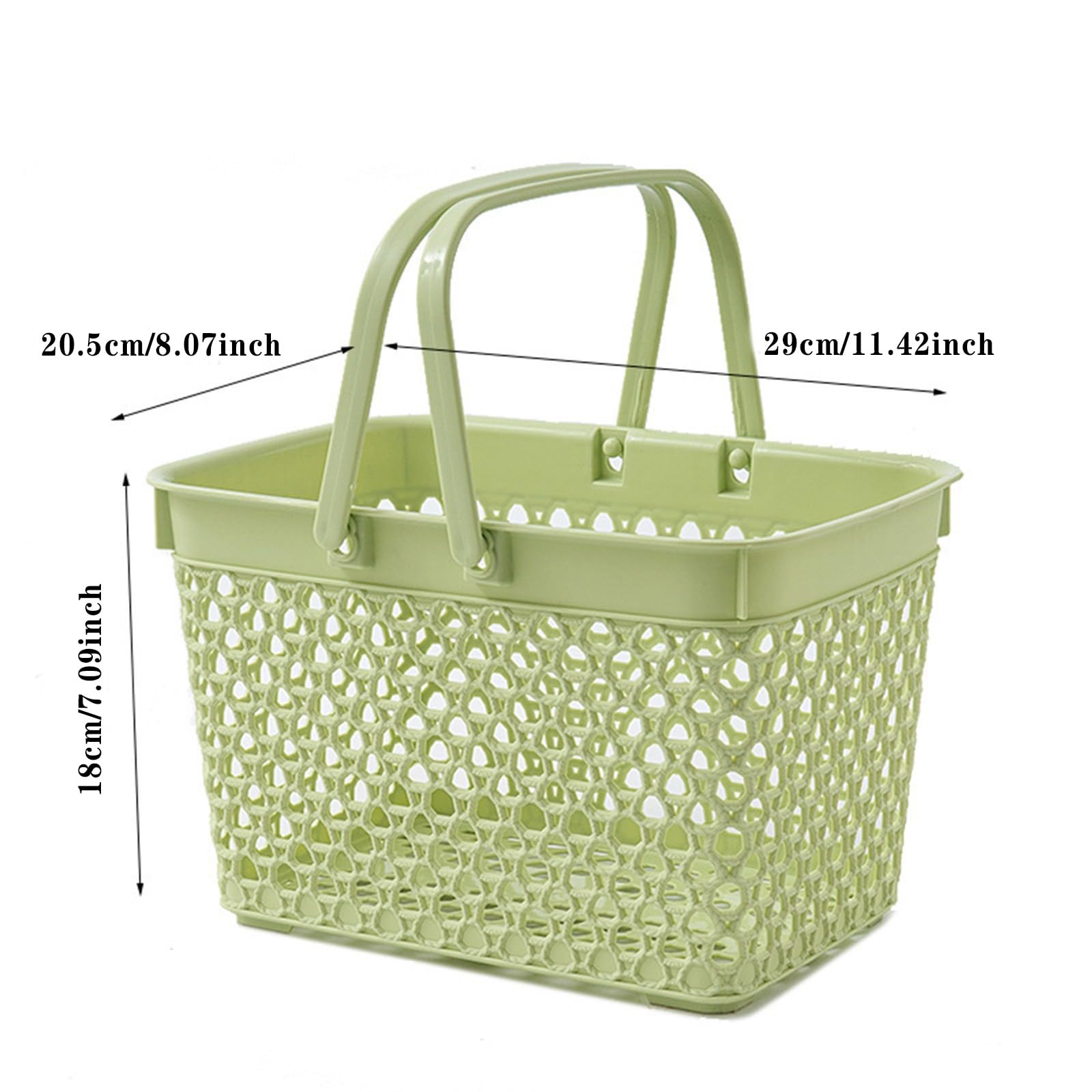 Panier De Douche Portable En Plastique, Panier De Rangement