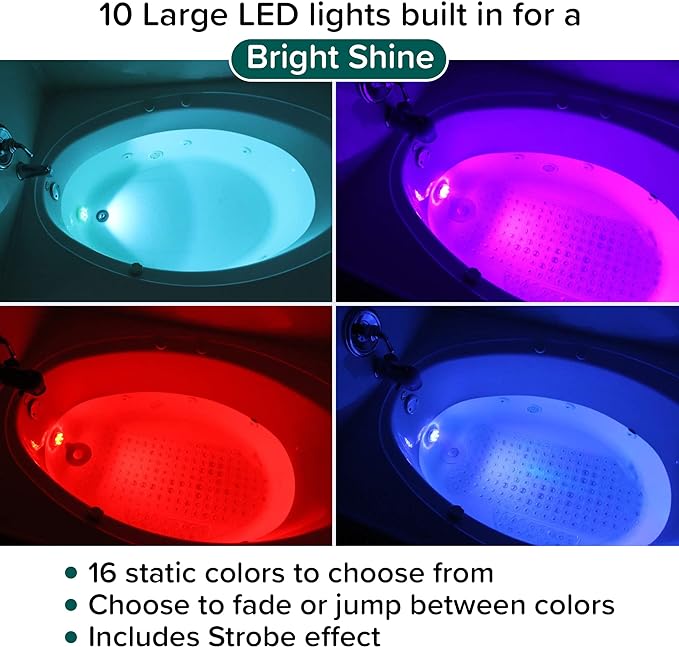 Luz LED Sumergible a Control Remoto para Bañera o Spa - 2.75 in miniatura 2