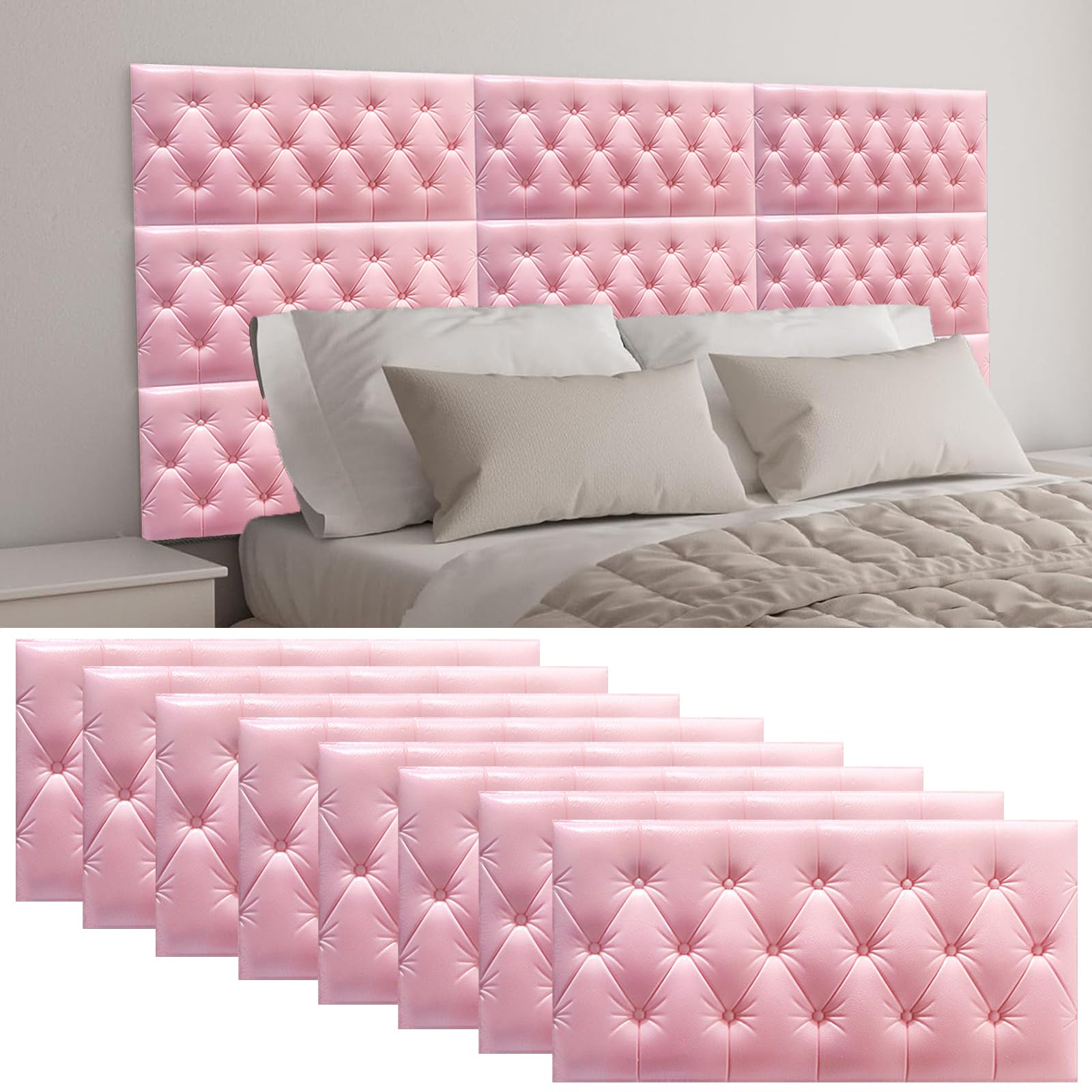 Protectores de pared anticolisión 3D acolchados para proteger niños