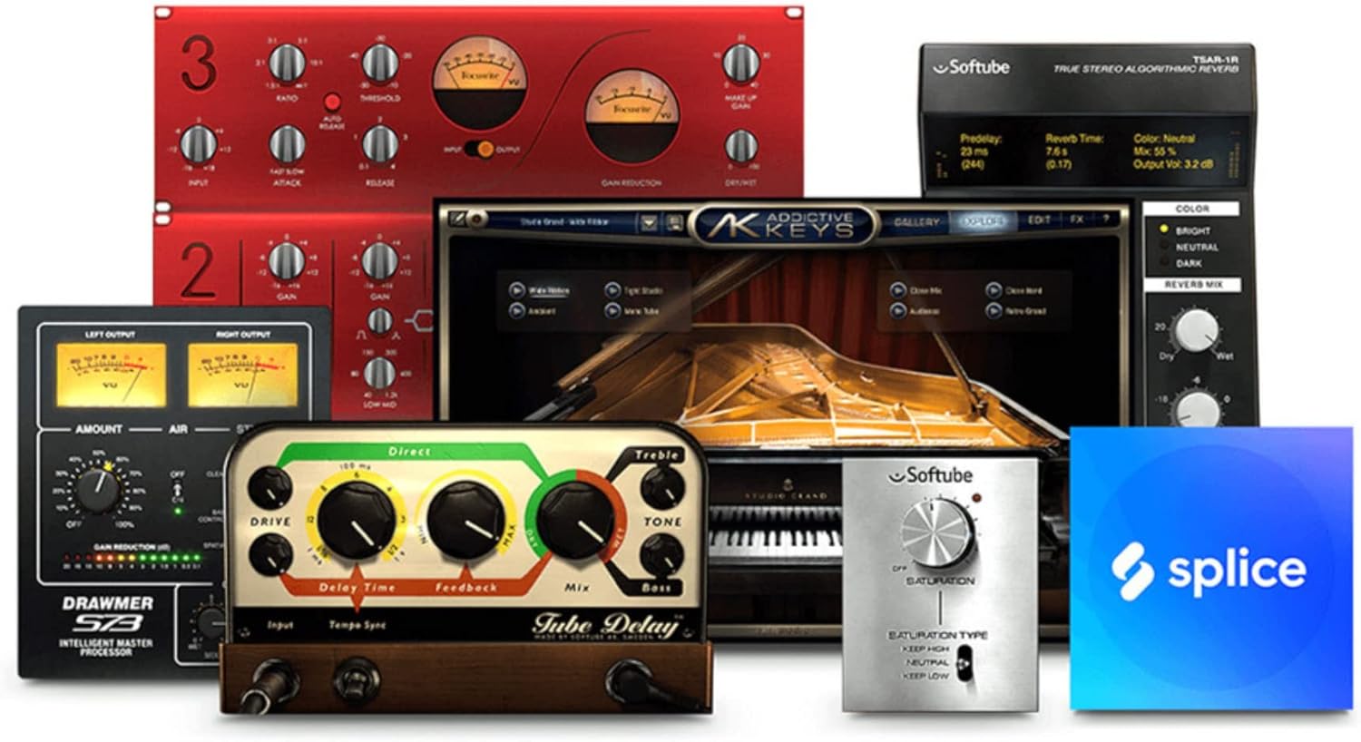 Buy Focusrite Scarlett 4i4 3rd Gen 4x4 USB Audio Interface with Audio Technica ATHM20x Studio