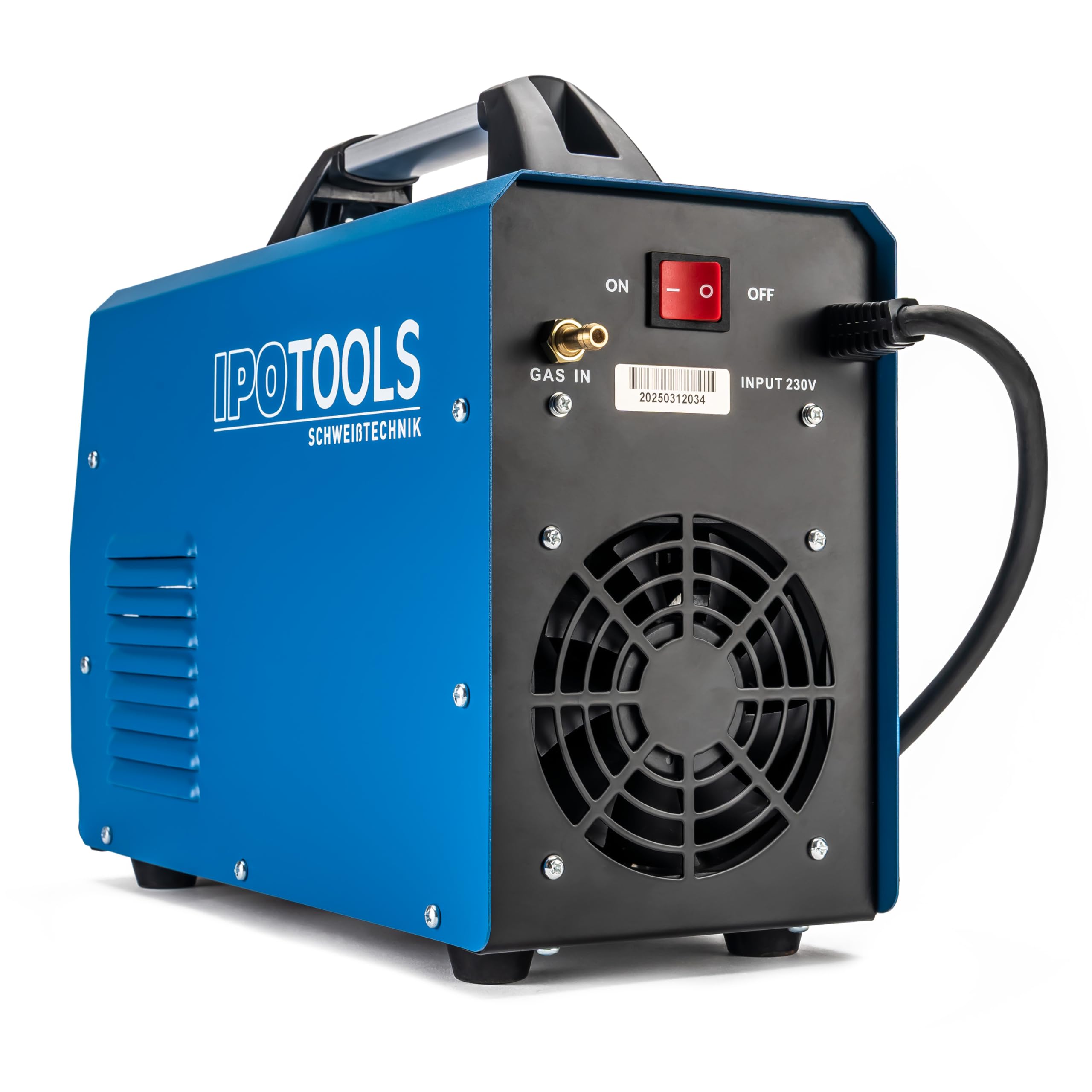 IPOTOOLS Saldatrice TIG-200ACDC TIIG AC DC con saldatrice in alluminio da 200 Ampere, con accensione HF, funzione pulsazioni, saldatura SPOT, tecnologia MMA, IGBT, 7 anni di garanzia