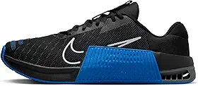 Tênis de treino masculino Metcon 9 (Team) FD5431-007, preto/azul sinal/cinza fumê, branco), Preto/azul sinal/cinza fumo/branco, 42 BR