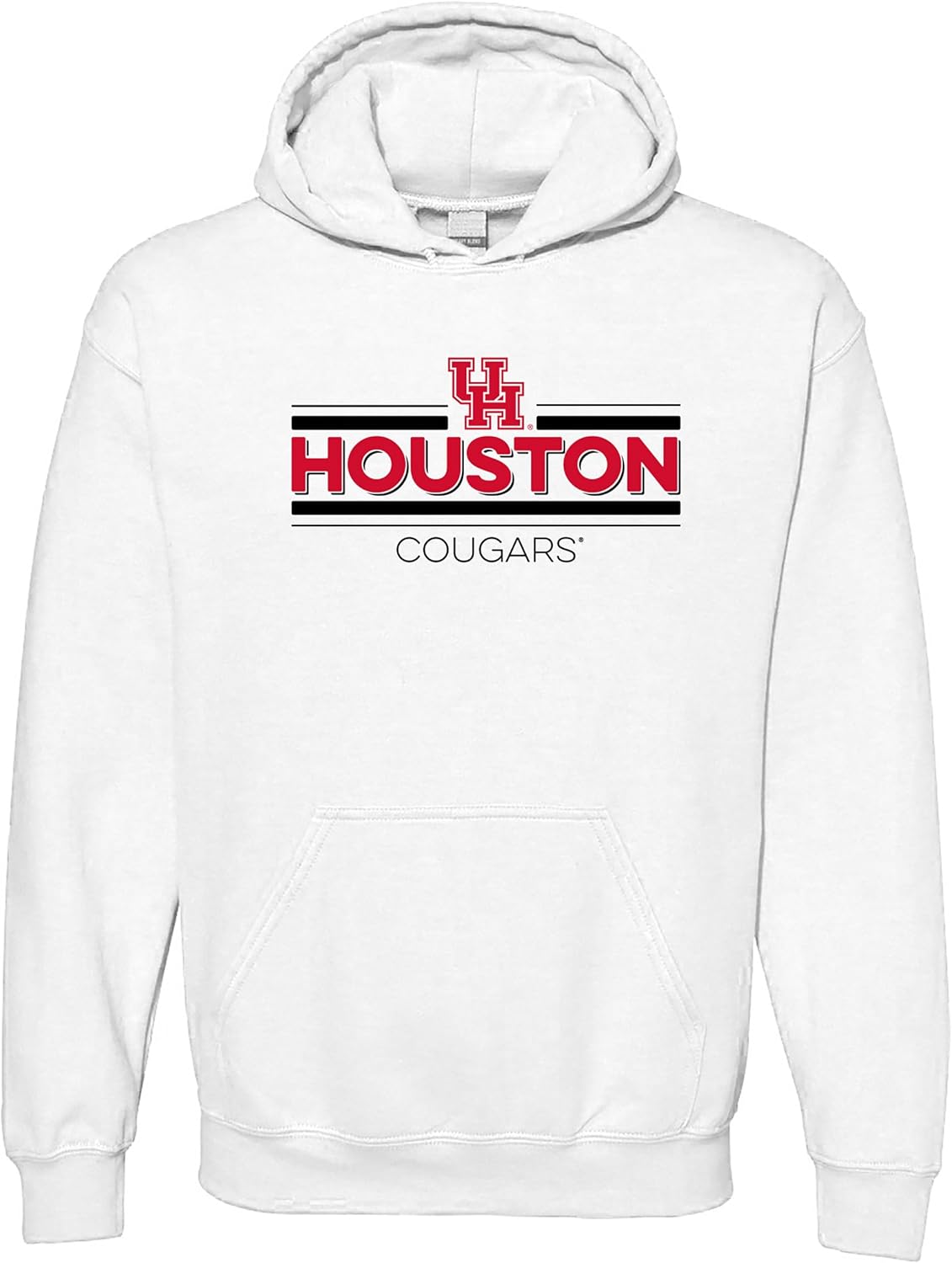 NCAA Double Bar Logo, Team Color Hoodie, College, University