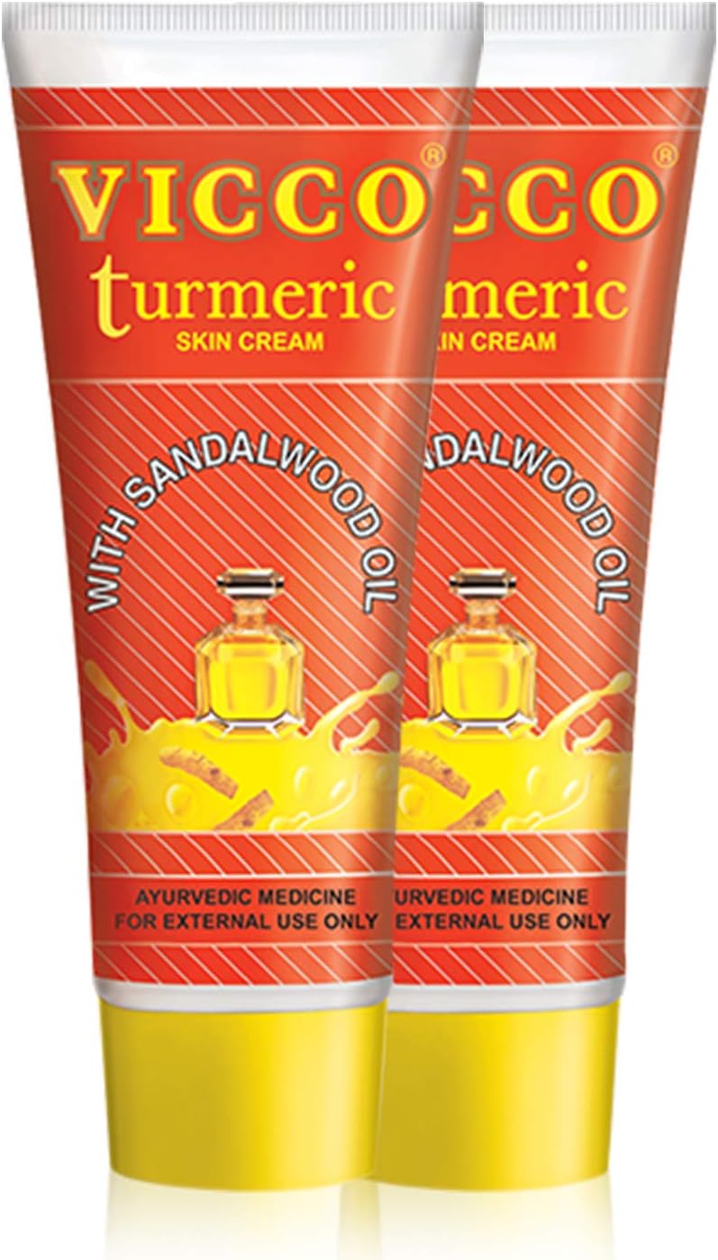 Vicco Turmeric Skin Cream - 70g, pack of 2