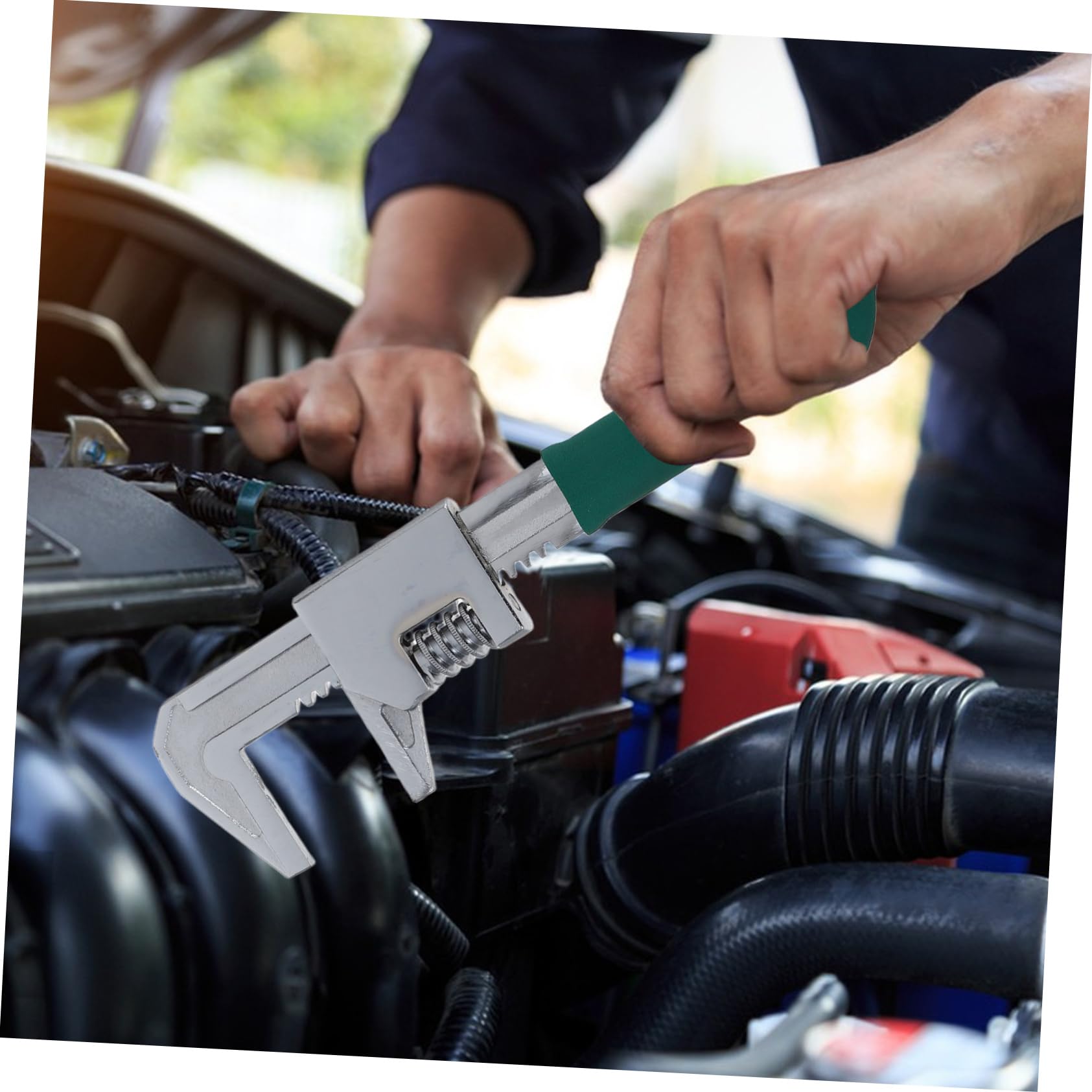 VALICLUD Rohrzange Verstellbar Schraubenschlüssel Werkzeug Für Mechaniker Klempner Auto Reparatur Stahl Konstruktion