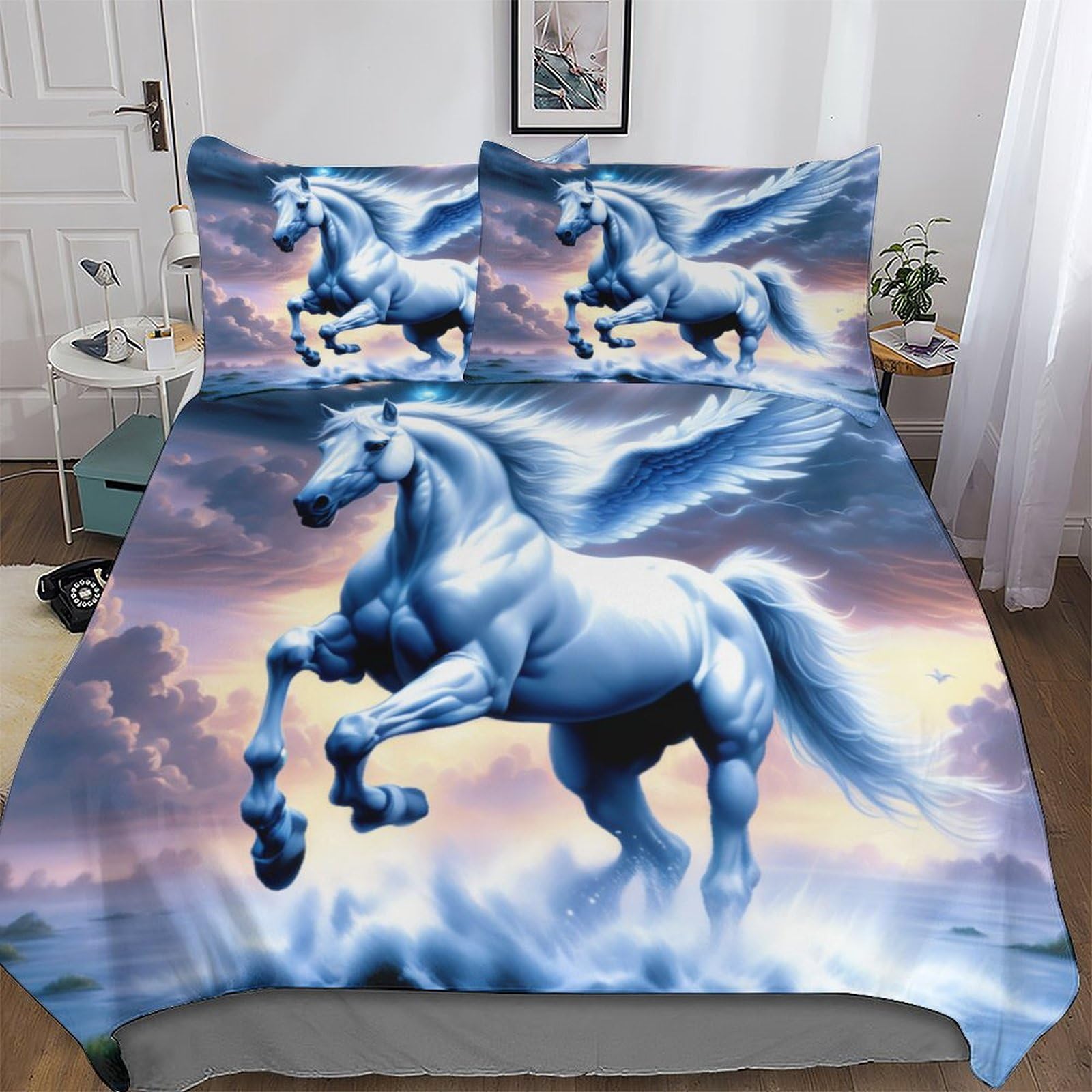 Housse de couette cheval idéale pour transformer la chambre des enfants