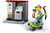 LEGO City Police Motorcycle Tracking Creative Toy Making Set (65 Pieces) Including Police Motorcycle Toy for Girls and Boys Over 60455-4 Years Old, Burglar Escape Skateboard and Mini Pop-Up ATM