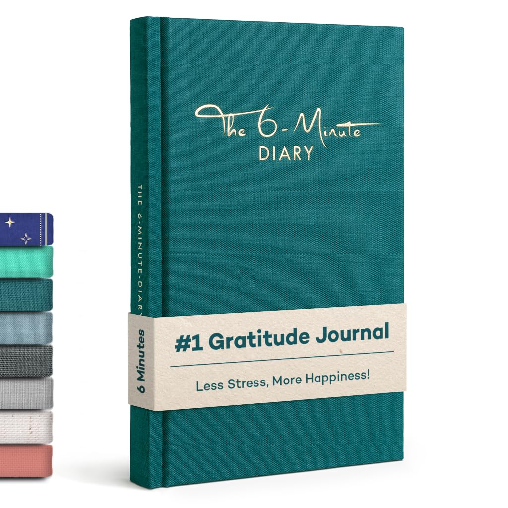 UrBestSelf The 6-Minute Diary (6-Minuten-Tagebuch auf Englisch) | Gratitude journal, manifestation journal | Journaling for more mental health, self care & mindfulness
