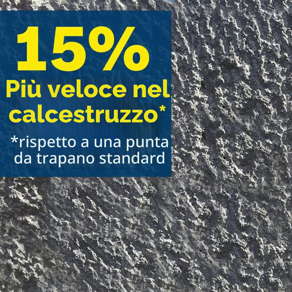 Bosch Professional Set di punte da trapano per martello rotativo SDS-plus 7 pezzi con custodia HCK001