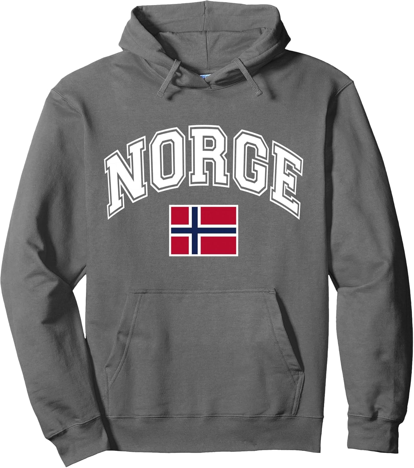 Norway Norge Norwegian Flag Graphic Pullover Hoodie