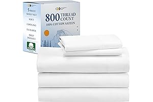 California Design Den Split California King Sheets for Adjustable Bed