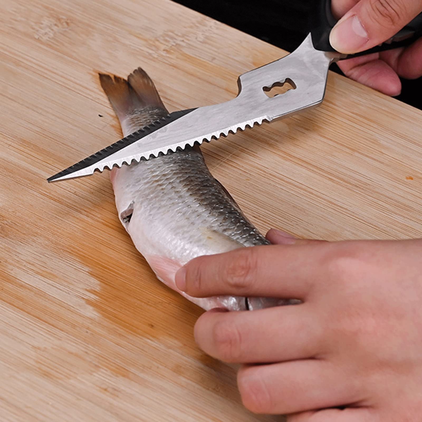 Forbici da cucina Forbici da cucina multifunzionali per impieghi gravosi-Forbici da cucina professionali in acciaio inossidabile