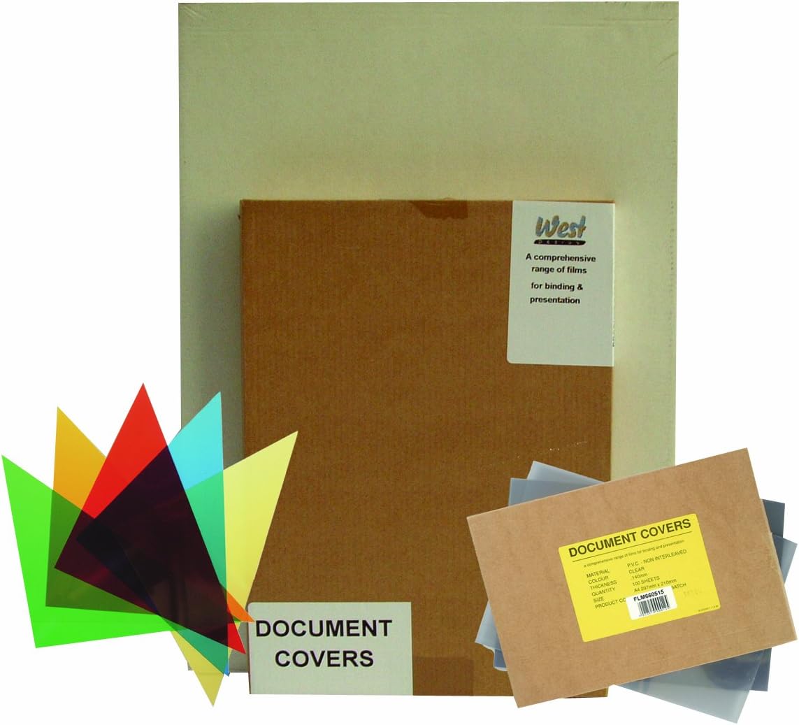 Colorcel A3 Document Covers Red (Pack of 100) Amazon.ca Office