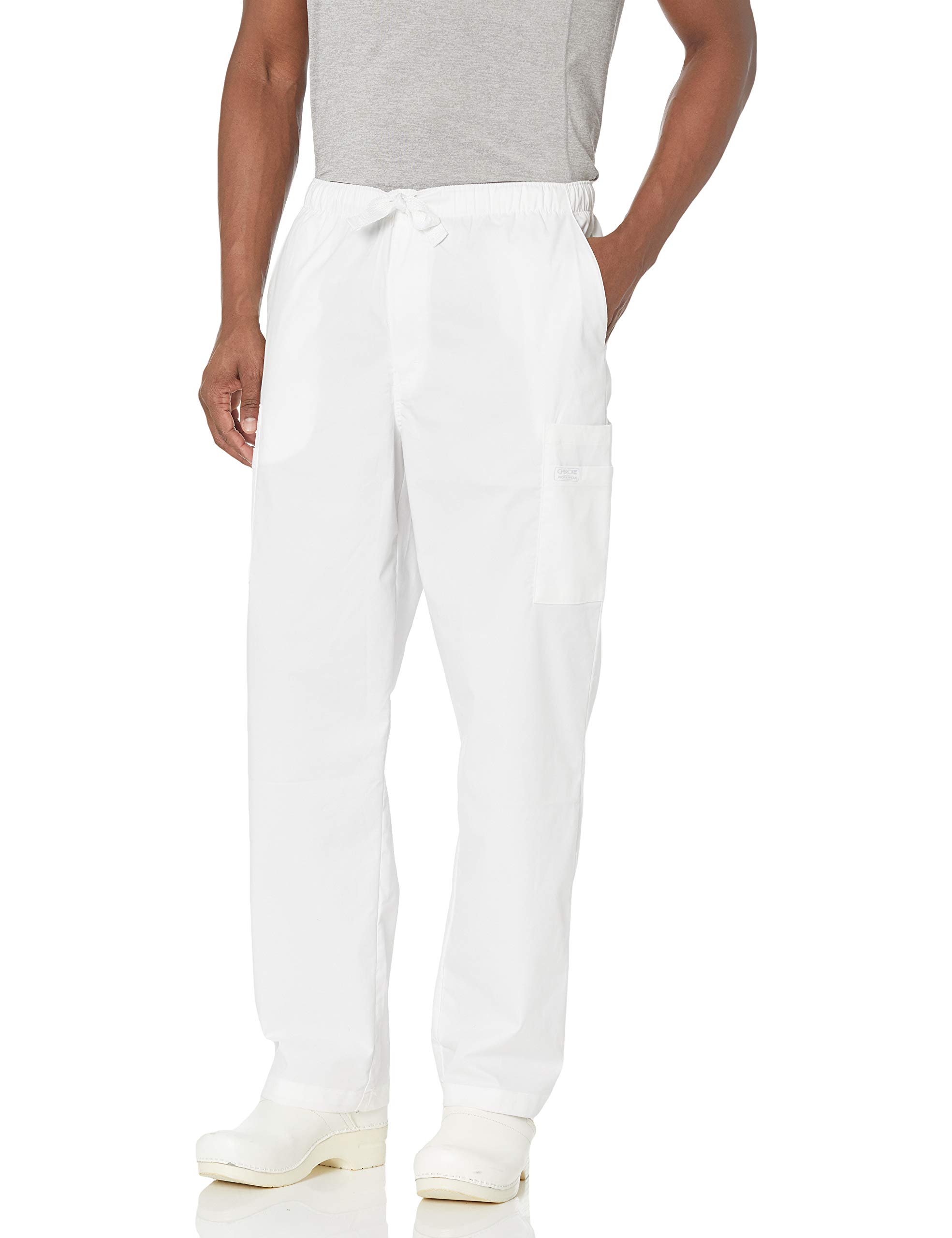 Cherokee Men Scrubs Pant Workwear Core Stretch Fly Front Cargo 4243