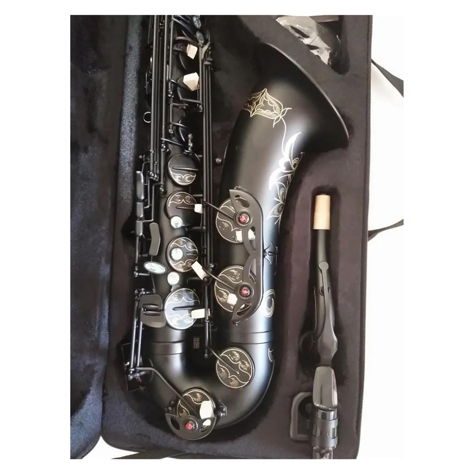 Saksofon Performance Profesjonalny Saksofon Tenorowy B Flat Tune Muzyczny Saksofon Tenorowy Z Czarnego Złota