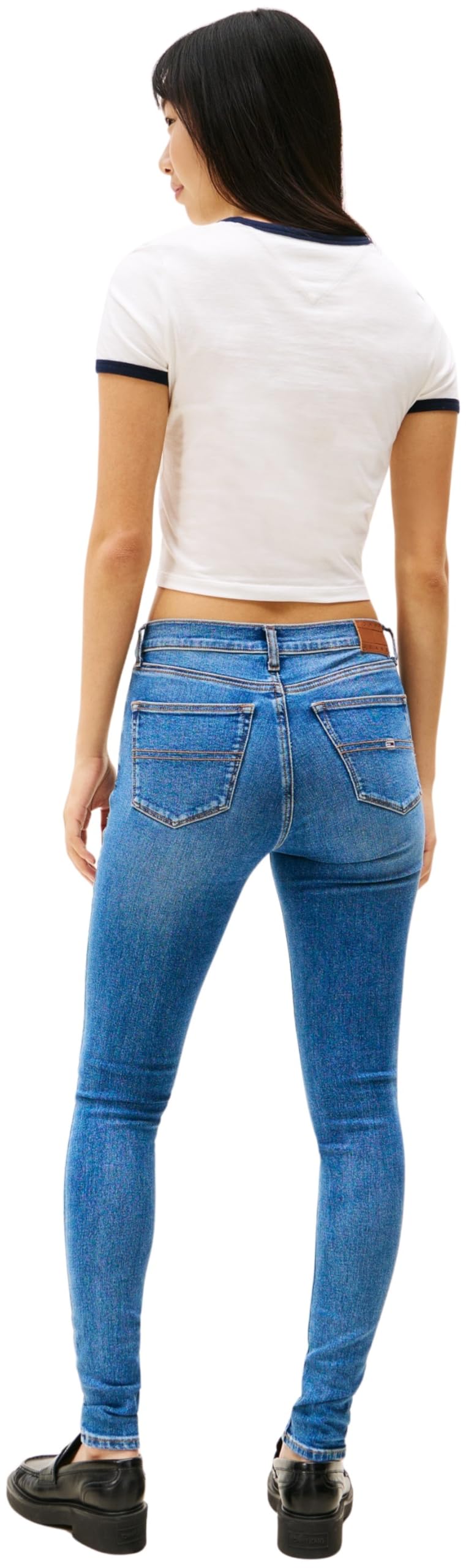 Tommy Jeans Damen Jeans Hose Nora Skinny Mid Rise