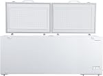 Hamilton Beach 25 Cu. Ft. Garage Ready Chest Freezer, White Deep Freezer, Adjustable Thermostat, Easy Defrost Drain, Double Door Lid, for Storage, Hunting, Large Family - 29"D x 79"W x 38"H