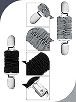 Vista 5 de 4 clips de vestir para vestidos, clip tensor para ajustar la espalda, clips de suéter para cárdigans, clips para mujer