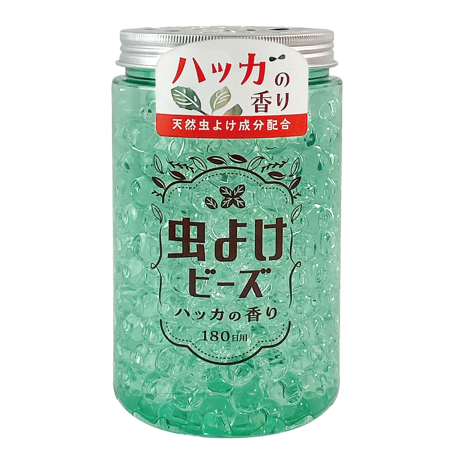 虫よけビーズⅡ １８０日用 ハッカの香り ユスリカ チョウバエ 部屋に置くだけ…