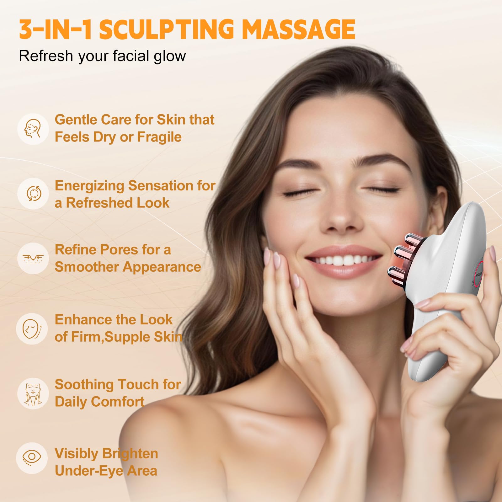 cotsoco 3-in-1 Body Sculpting Machine - Cellulite Remover Massager for Stomach, Arms, Legs, Lymph Drainage Massage & Skin Firm Tool at Home for Women: Blue